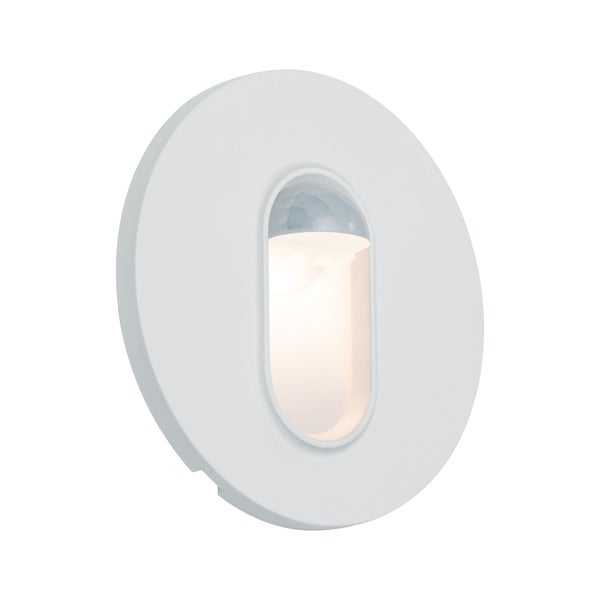 LED Wandeinbauleuchte Wall rund 78mm 1,1W 65lm 230V 2700K Weiß