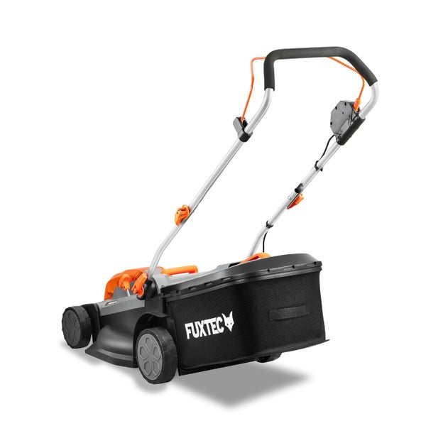 Rasentrimmer mit Fangkorb