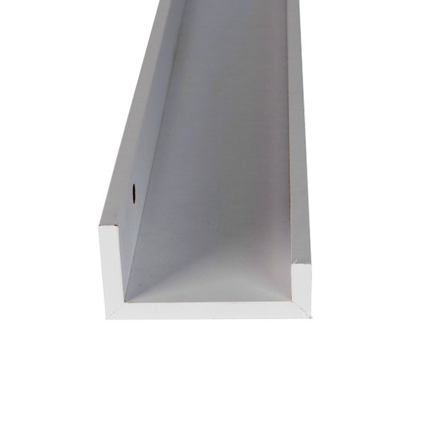 Bilderleiste 70 x 9 cm | Galerieboard | Galerieschiene | Regalboard | elegant und schlicht | Bilderleiste | Gewürzregal | Wandregal | Schweberegal | weiß