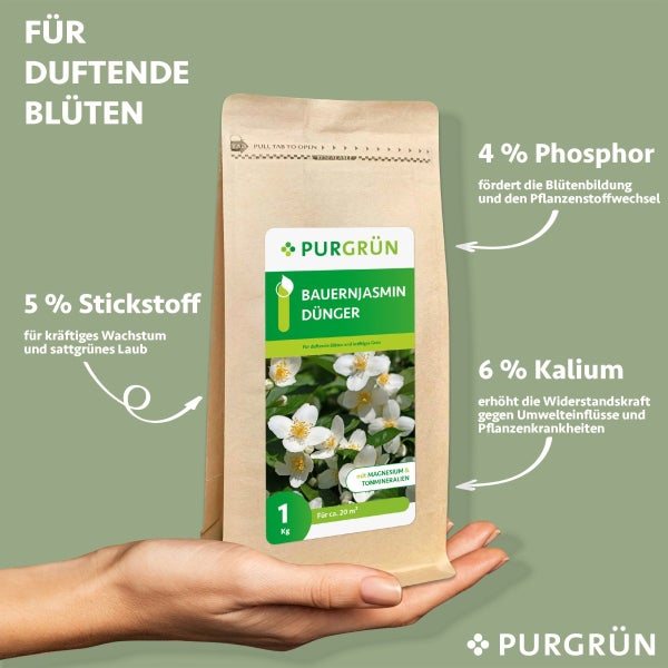 Purgrün Bauernjasmin-Dünger 1 kg