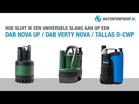 Drei Tauchpumpen der Marken DAB und Tallas im Vergleich.