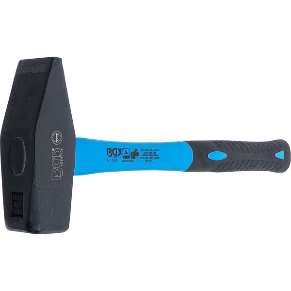 Schlosserhammer mit blauem Griff