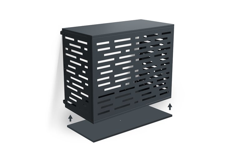 Abdeckung für Klimaanlage mit Schlitzmuster