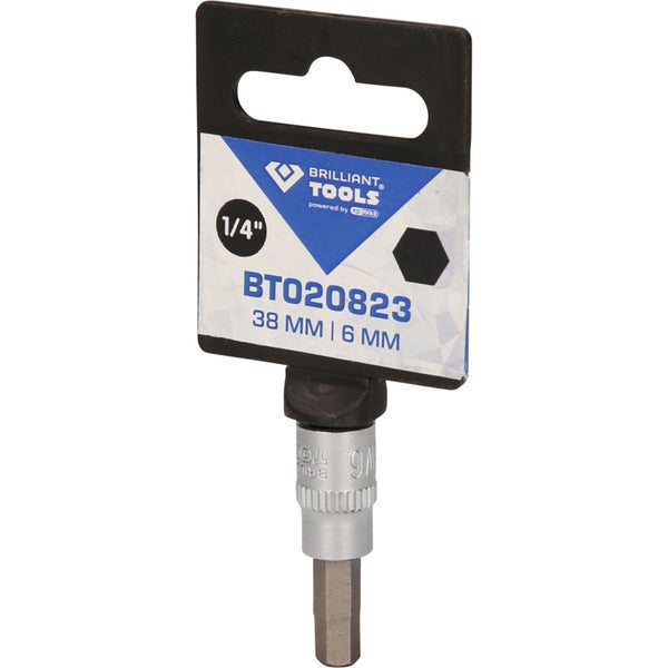 Brilliant Tools Steckschlüssel-Einsatz mit Sechskant, 6 mm