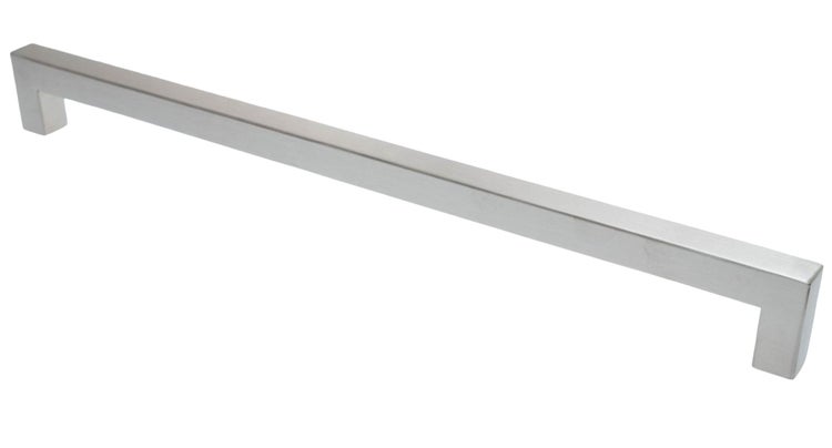 Moderner Stangengriff aus Edelstahl mit eckigem Design für Schränke und Schubladen