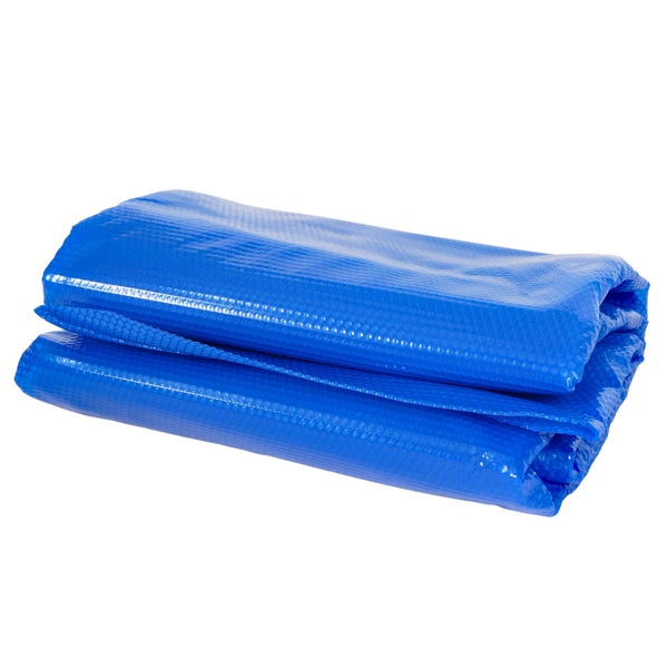 Zusammengelegte Poolabdeckung aus Kunststoff