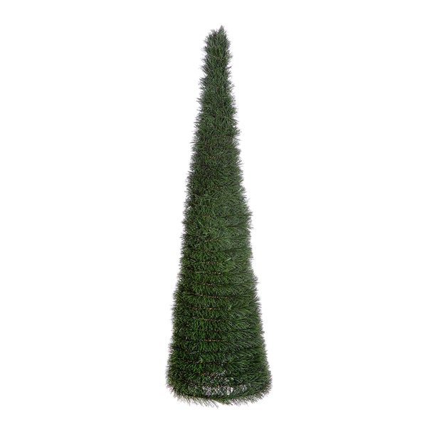 Kunstpflanze GILDE Weihnachtsbaum Höhe 82cm Durchmesser 24cm grün PVC