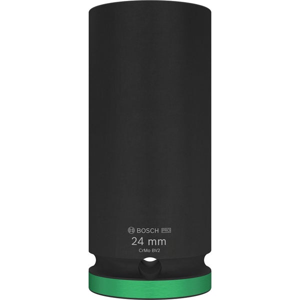 Bosch Pro Steckschlüssel, 24 Millimeter, Chrom-Molybdän-Vanadium-Stahl