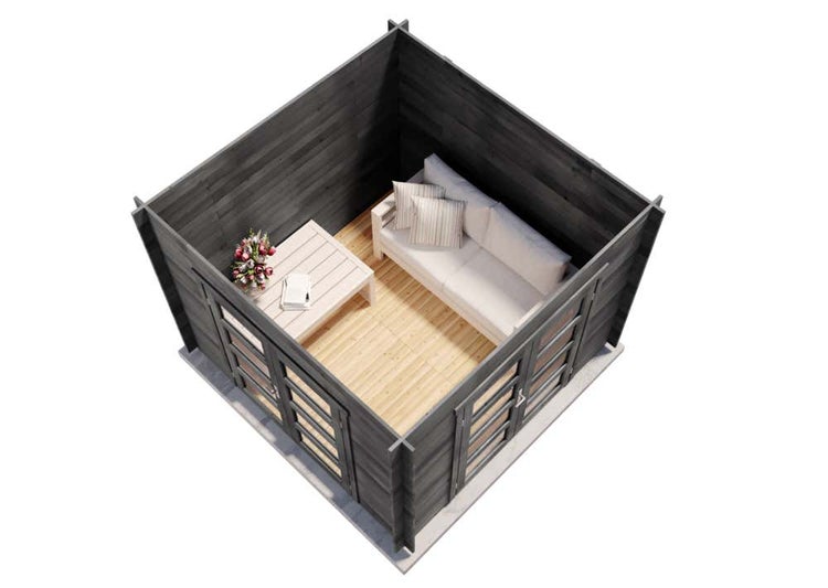 Nahaufnahme einer Kugeldistelblüte