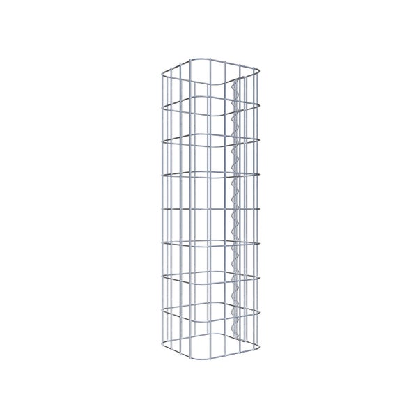 Gabionensäule 22 x 22 cm, MW 5 x 10 cm eckig - Höhe: 0,80 m