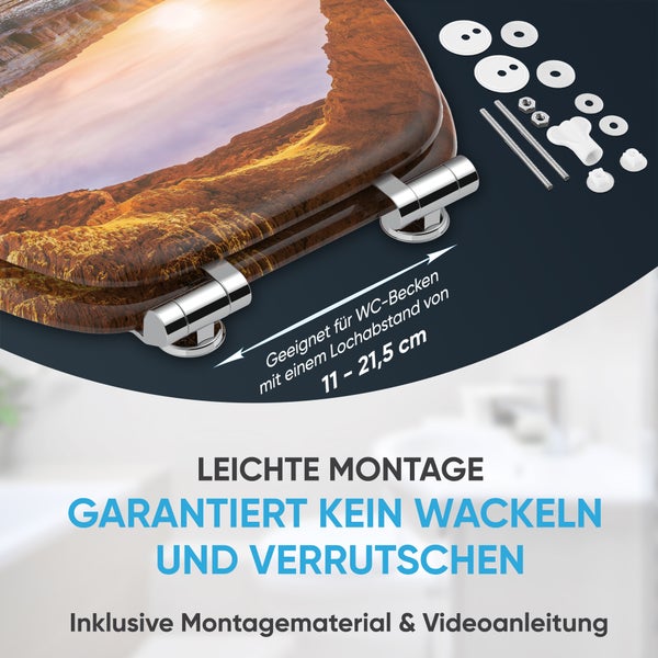 WC-Sitz mit Absenkautomatik Bay
