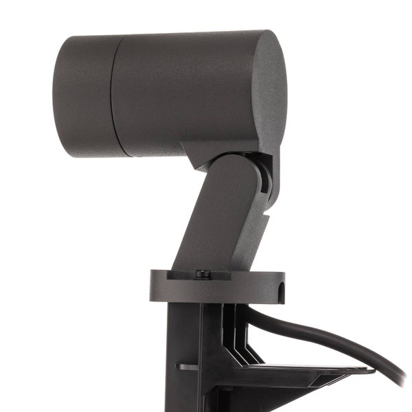 Arcchio Außenleuchte Hemmani (Modern) in Schwarz aus Aluminium (1 flammig, GU10) - Erdspießleuchte außen