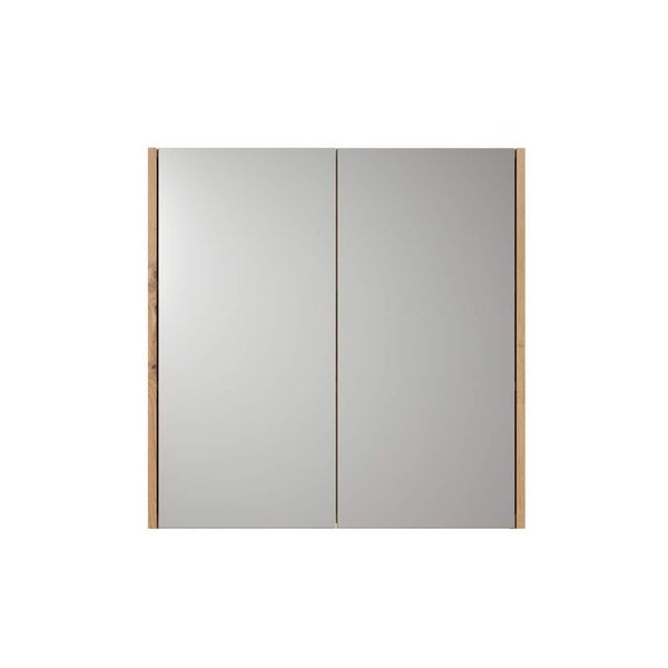 Touch Spiegelschrank Bad Eiche dekor. 69 X 15 X 70 cm