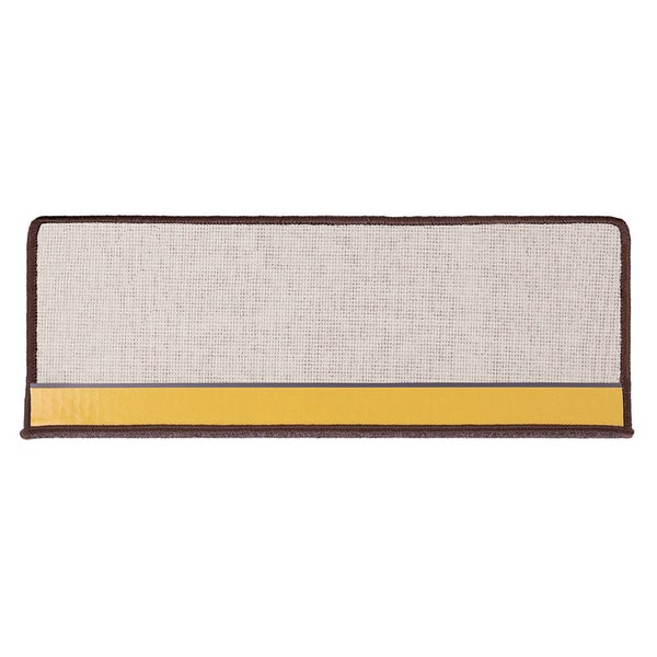 FLOORDIREKT Stufenmatte London - mit Umkettelung - Hellbraun - Rechteckig - 23,5 x 65 cm