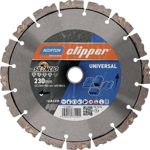 Norton Clipper Diamanttrennscheibe Universal, 230 mm