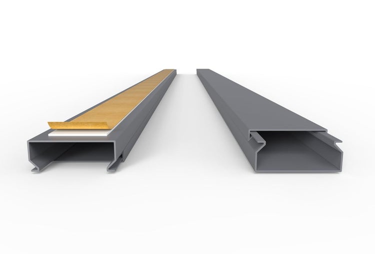 CILSON WDK4016SG Art.-Nr. 6700230.1.10 Kabelkanal Selbstklebend 40x16mm 10m, Grau - 10 Stück 1 m / 1000 mm, Minimalistisches Design, Einfache Kabelführung