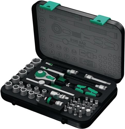 Wera Steckschlüsselsatz Zyklop Speed 42tlg. 1/4″ SW 4-14 mm Anzahl Zähne 72 6-kant - 5003533001