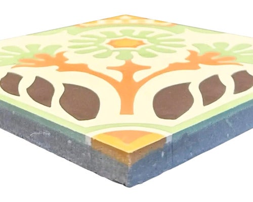 Zement Wand- und Bodenfliese Bella 1461 20x20x1,6 cm