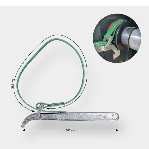 BRILLIANT TOOLS Gurtrohrzange - BT064916