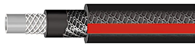 PROREGAL Gartenschlauch St. Anti-Torsion 19, 3/4, L-25m, Silver Pro