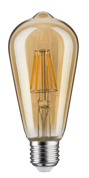 1879 Set LED Kolben Rustika E27 230V 3x480lm 3x6W 1700K dimmbar Gold