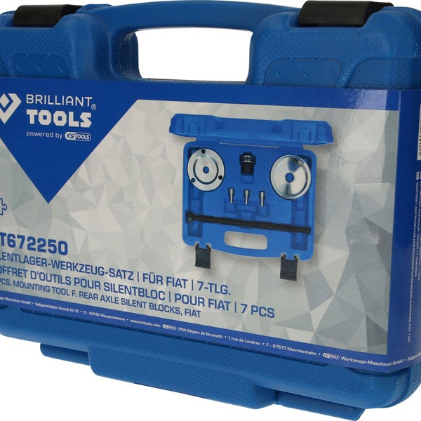 Brilliant Tools Werkzeugsatz für Silentlager für Fiat im blauen Koffer