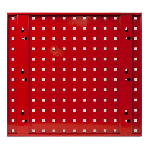 PROREGAL Lochplatte BxH 49,3 x 45,6 cm Verkehrsrot