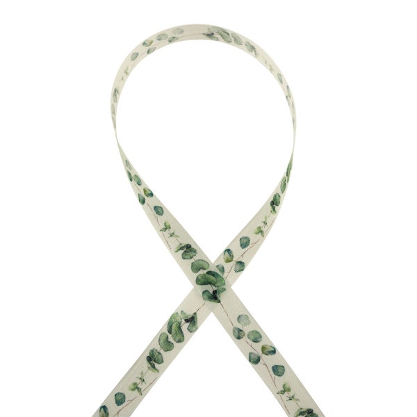 Dekoratives Band mit Eukalyptusmuster
