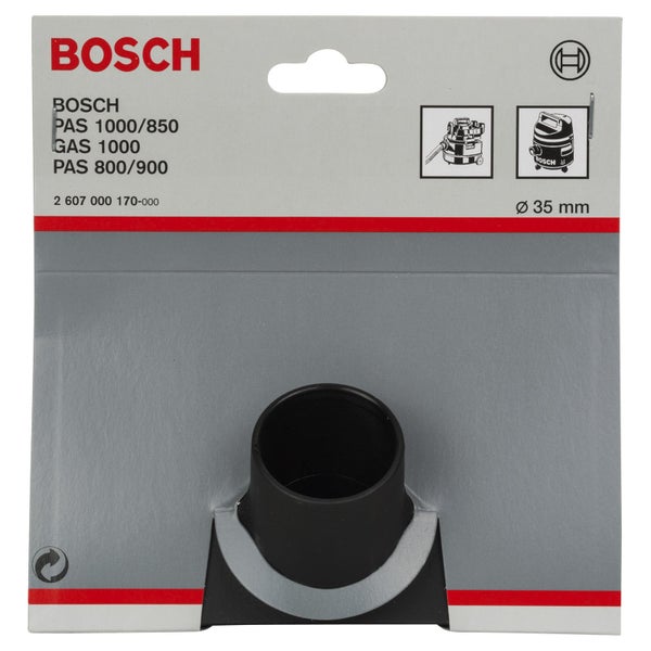 Bosch Staubsaugeradapter 35 Millimeter in Originalverpackung für Modelle der Serien PAS und GAS.