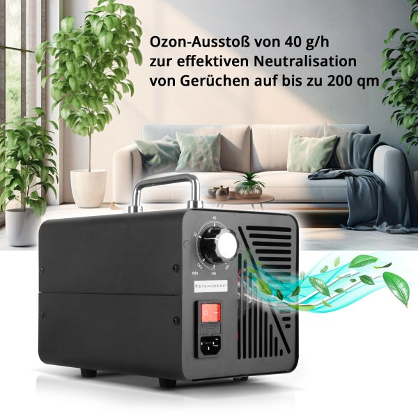 Ozongenerator zur Geruchsneutralisation in Innenräumen