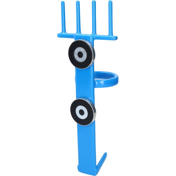 Magnetischer Werkzeughalter mit fünf Stiften, einer Ringhalterung und einem Haken