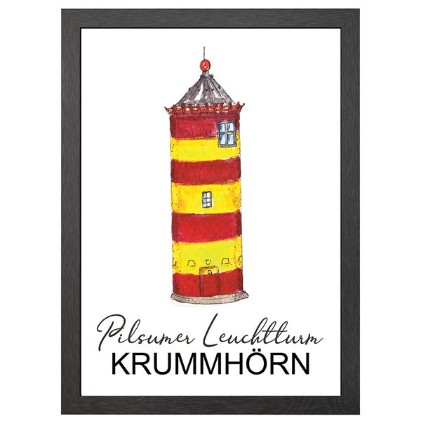 Pilsum Leuchtturm Poster Im A2-Rahmen - Joyin