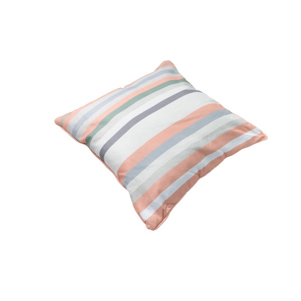 Dekokissen Righe salmone - Ca. 50x50 cm - 4er-Set