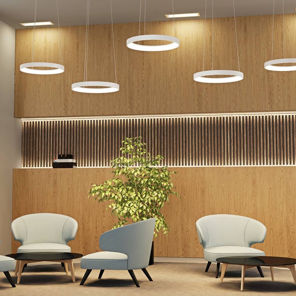 Arcchio LED Vivy (Modern) in Weiß aus Metall (1 flammig, ) Küchenleuchte