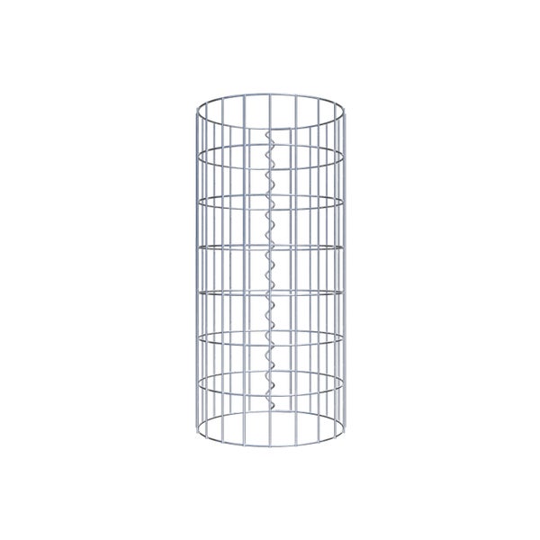 Gabionensäule Durchmesser 32 cm, MW 5 x 10 cm rund - Höhe: 0,70 m