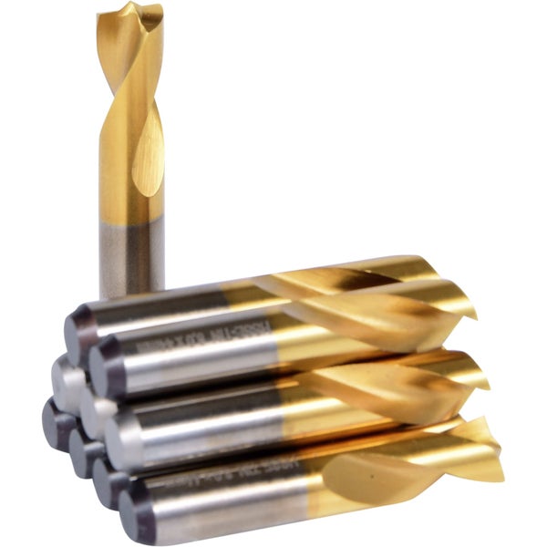 Technische Zeichnung eines Bohrers mit Maßangaben L1, L2 und D sowie dem KS Tools Logo