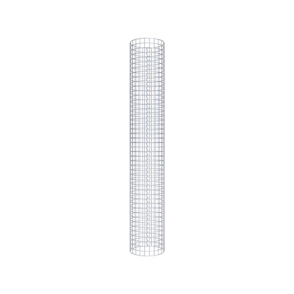 Gabionensäule Durchmesser 37 cm MW 5 x 5 cm rund - Höhe: 230 cm