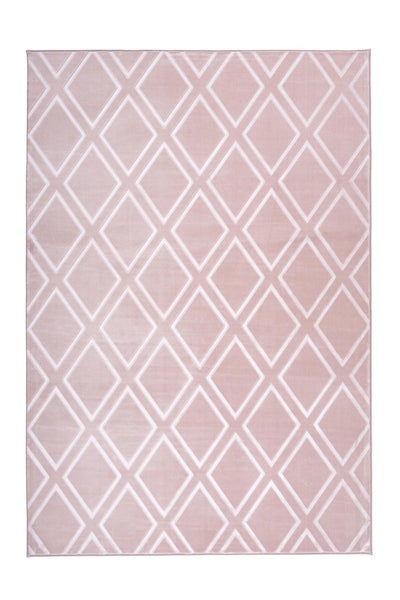 Kurzflor Teppich Blissique Rosa Modern, Klassisch 160 x 230 cm