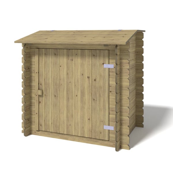 Holz Gartenschrank mit Tür und Dach