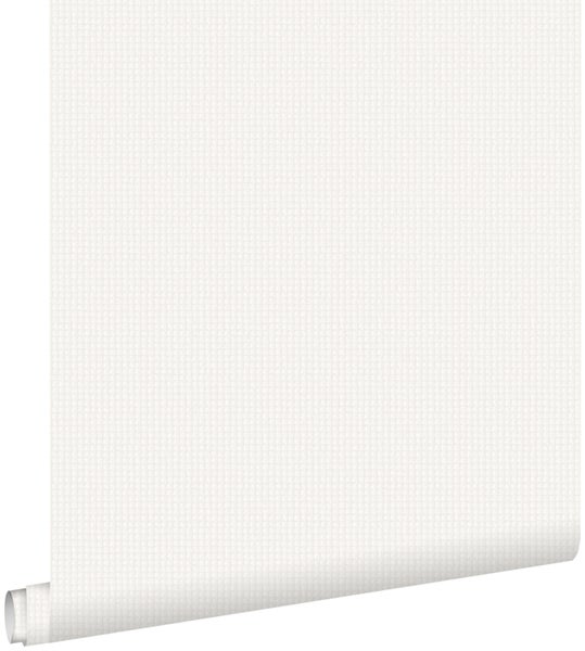 ESTAhome Tapete Stickmuster Weiß - 53 cm x 10,05 m - 138130