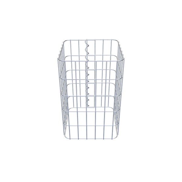 Gabionensäule 32 x 32 cm, MW 5 x 10 cm eckig - Höhe: 0,50 m