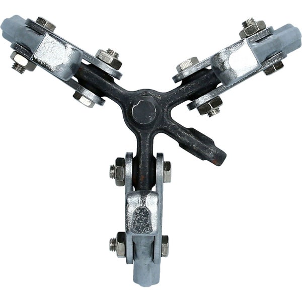 Dreiwegeverbinder mit Schrauben für die Installation