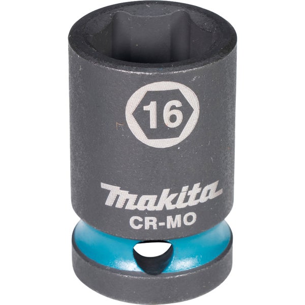 Makita E-16128 Steckschlüssel 1/2 SW16 Impact Black kurz