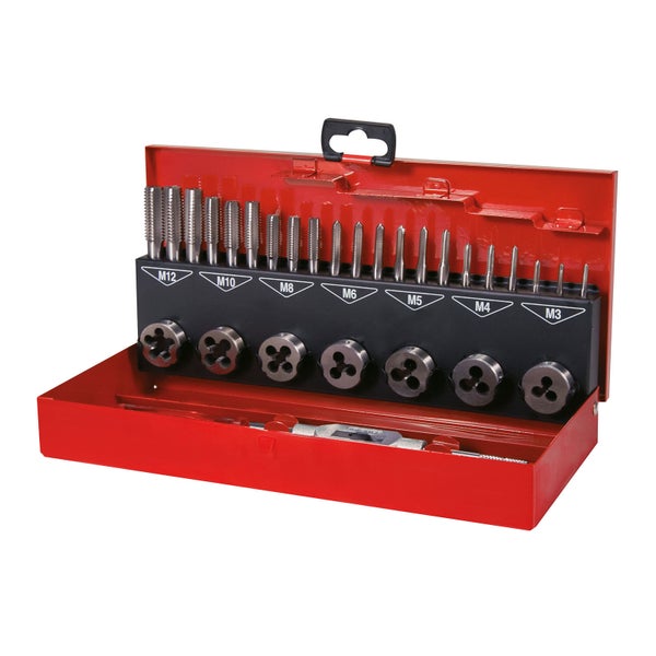 RUKO Gewindeschneidwerkzeug-Satz HSS in Industriekassette - 31 tlg. - 245010