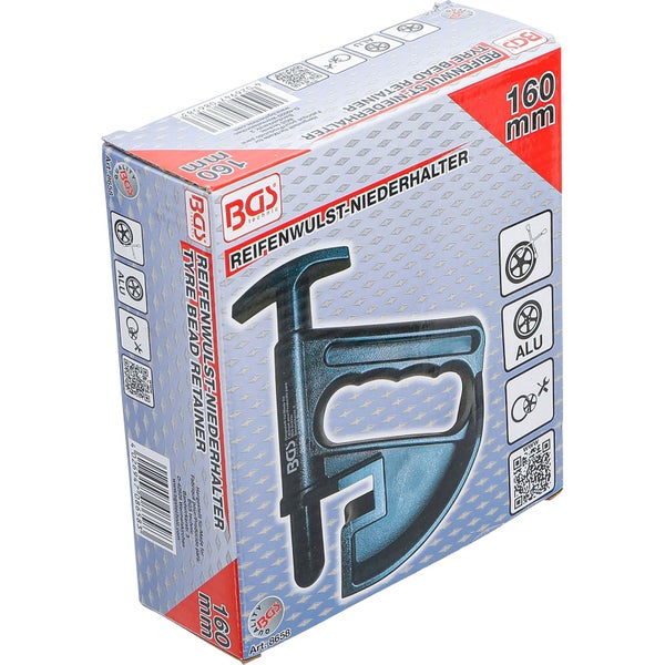 Verpackung eines Reifenwulst Niederhalters