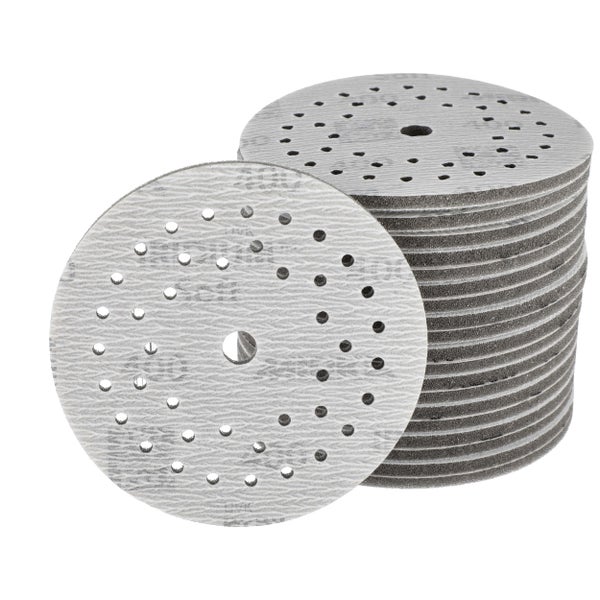 Mirka Iridium Soft Schleifscheiben Ø 125 mm / Korn P400 / Klett Multifit / 20 Stück / schaumbasiertes Schleifmittel für präzises Trockenschleifen, Klarlackschliff, Finish