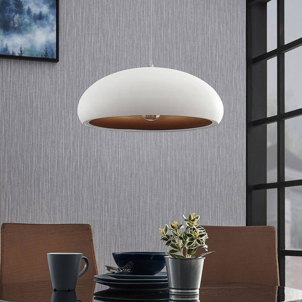 Lindby Deckenlampe Gerwina (Modern) in Weiß aus Metall (1 flammig, E27) - Deckenleuchte Lampe Wohnzimmerleuchte