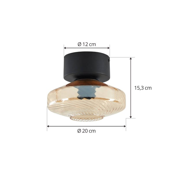 Deckenleuchte mit Durchmesserangaben