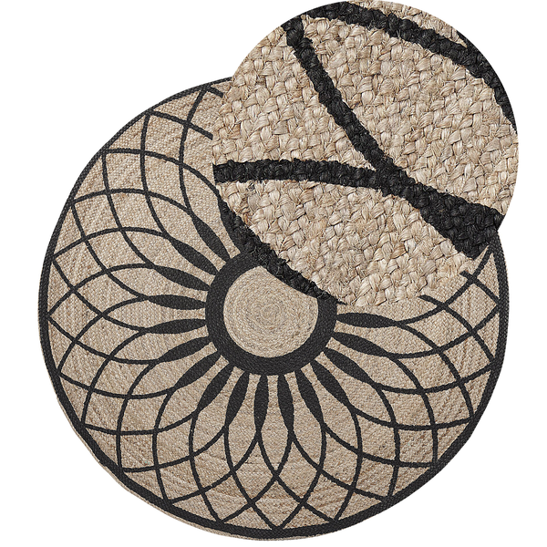 Teppich KULLAR Beige ø 140 cm