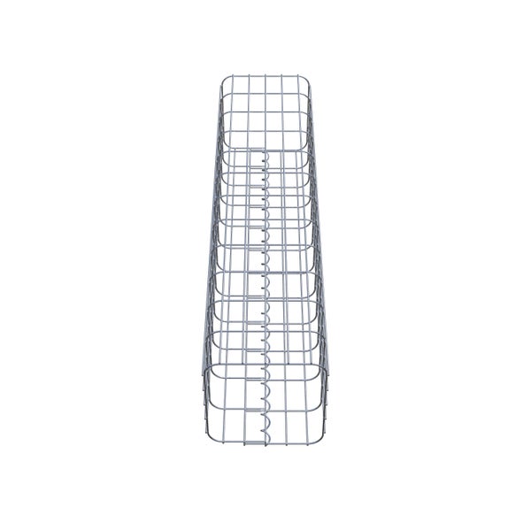 Gabionensäule 27 x 27 cm, MW 5 x 10 cm eckig - Höhe: 1,20 m